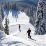 Skiing or Snowboarding
