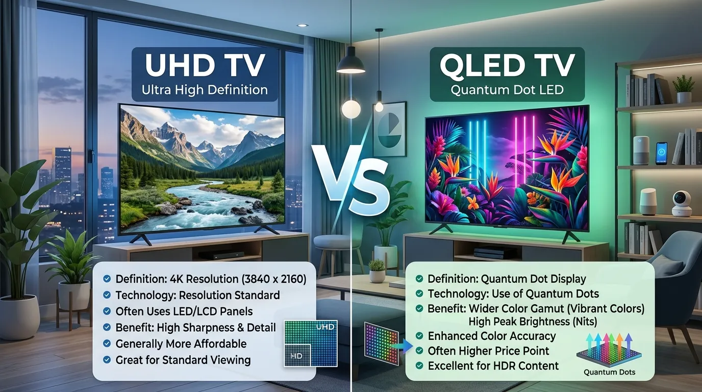 UHD or QLED