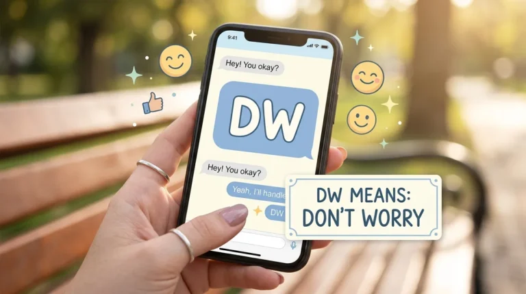 What Does DW Mean in Text