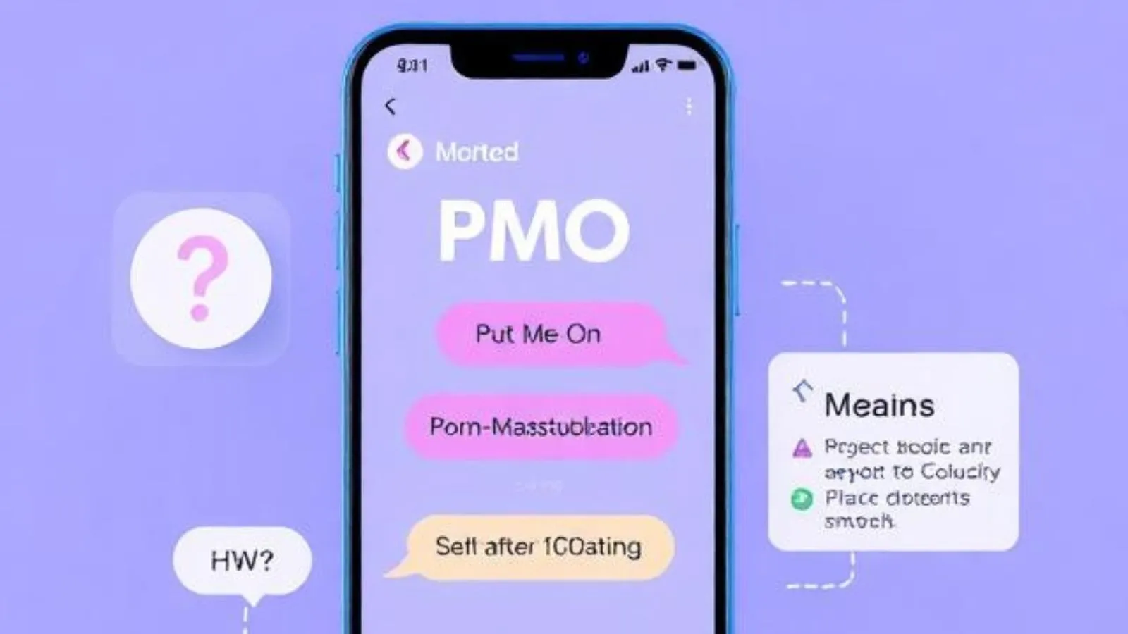 What Does PMO Mean in Text
